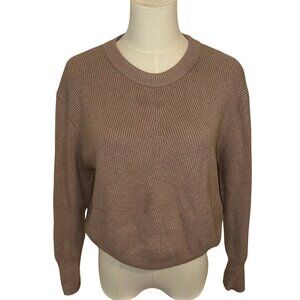 Elodie Crewneck Cropped Knit Sweater